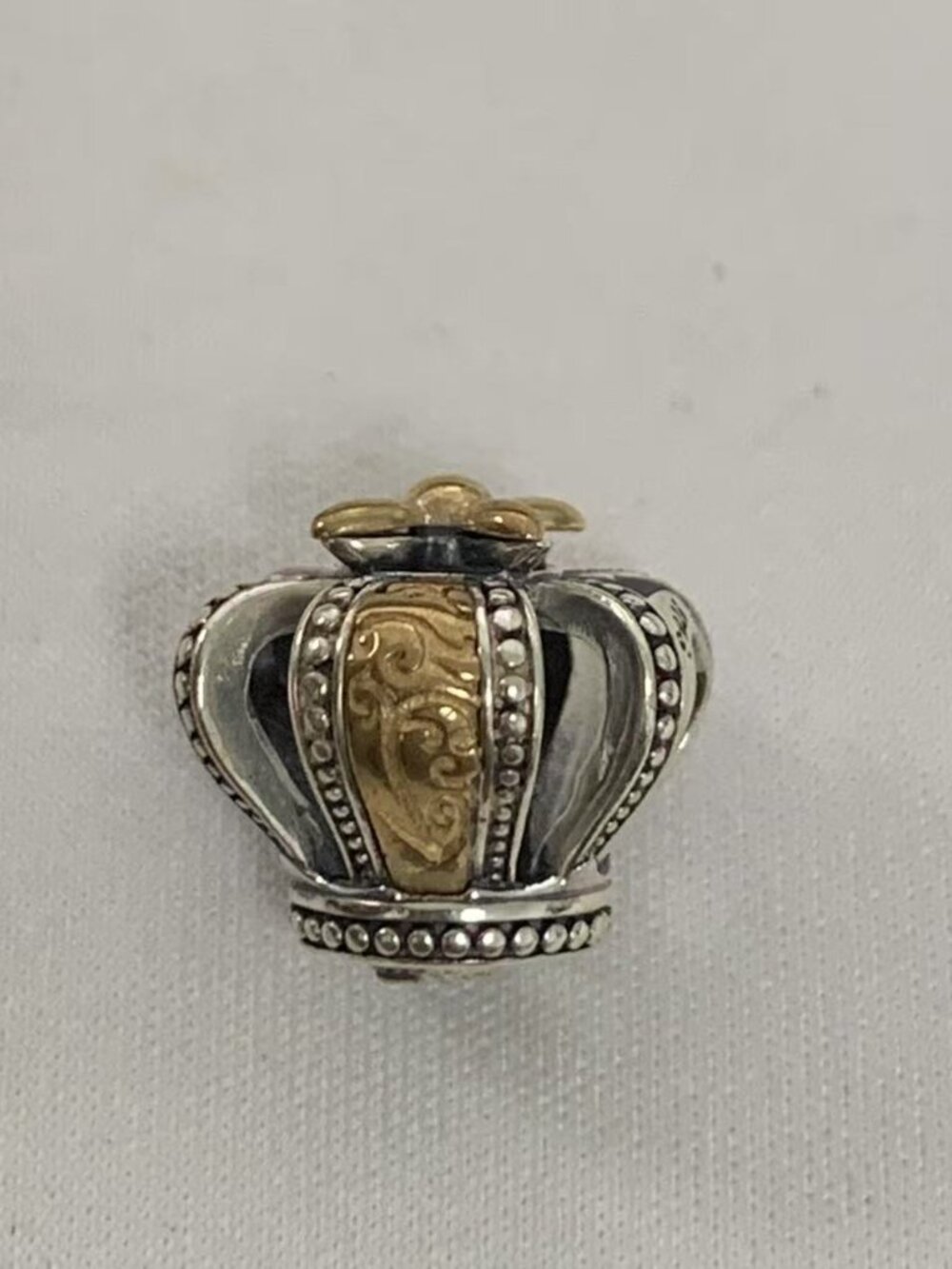 Pandora Two-tone Regal Crown Charm, Jewelry